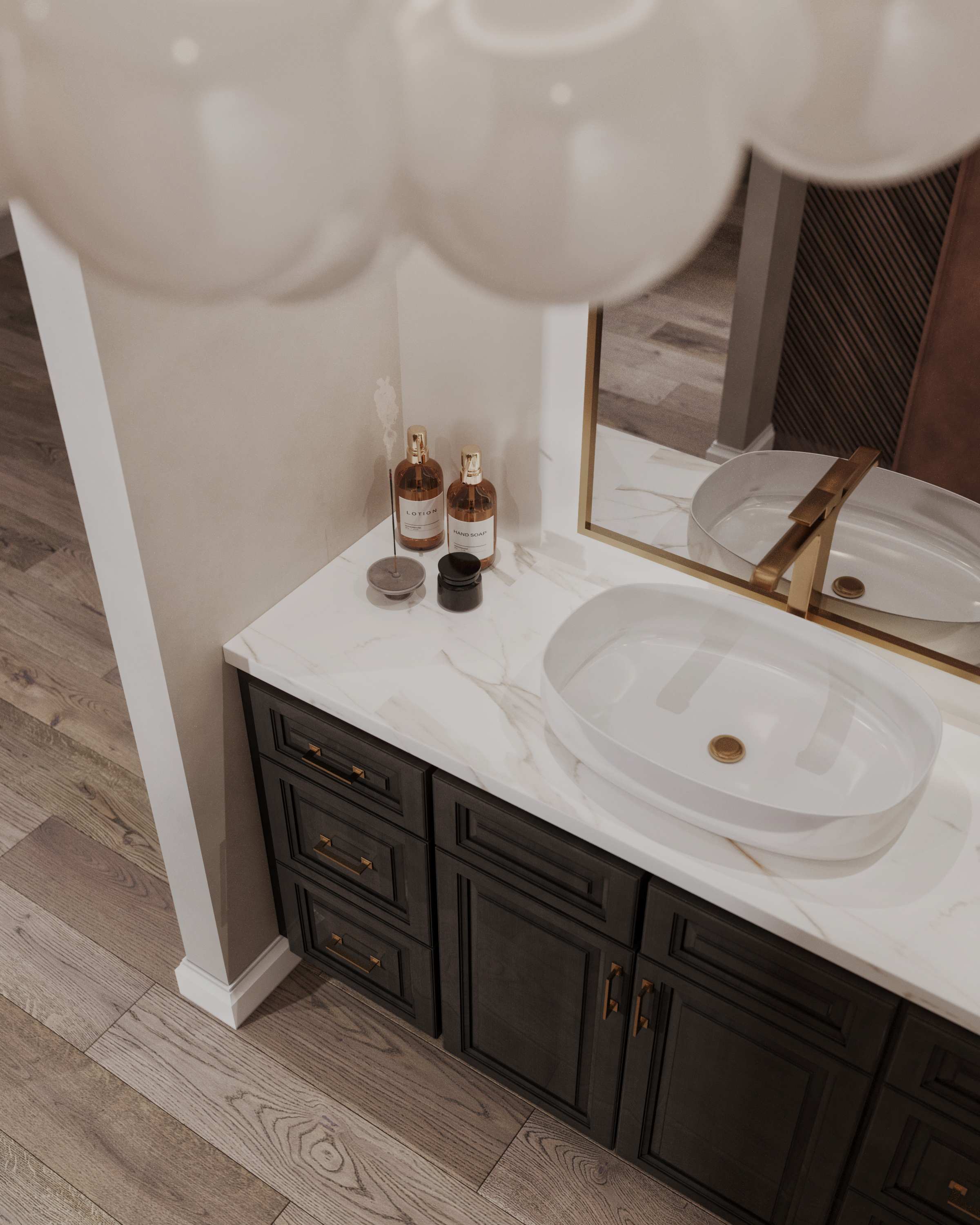 Gray Shaker Essential bathroom vanity