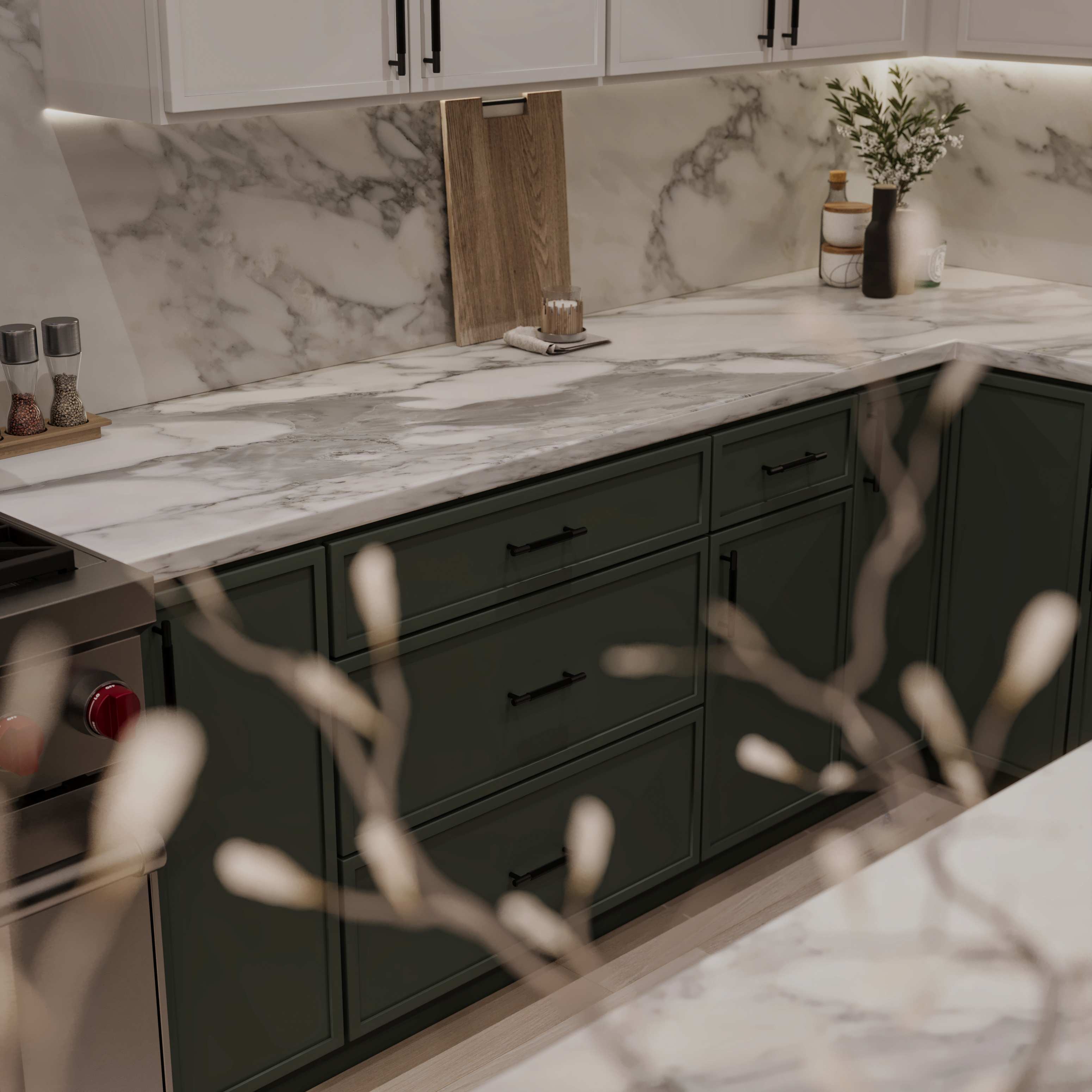 Aston Green Shaker Charm kitchen