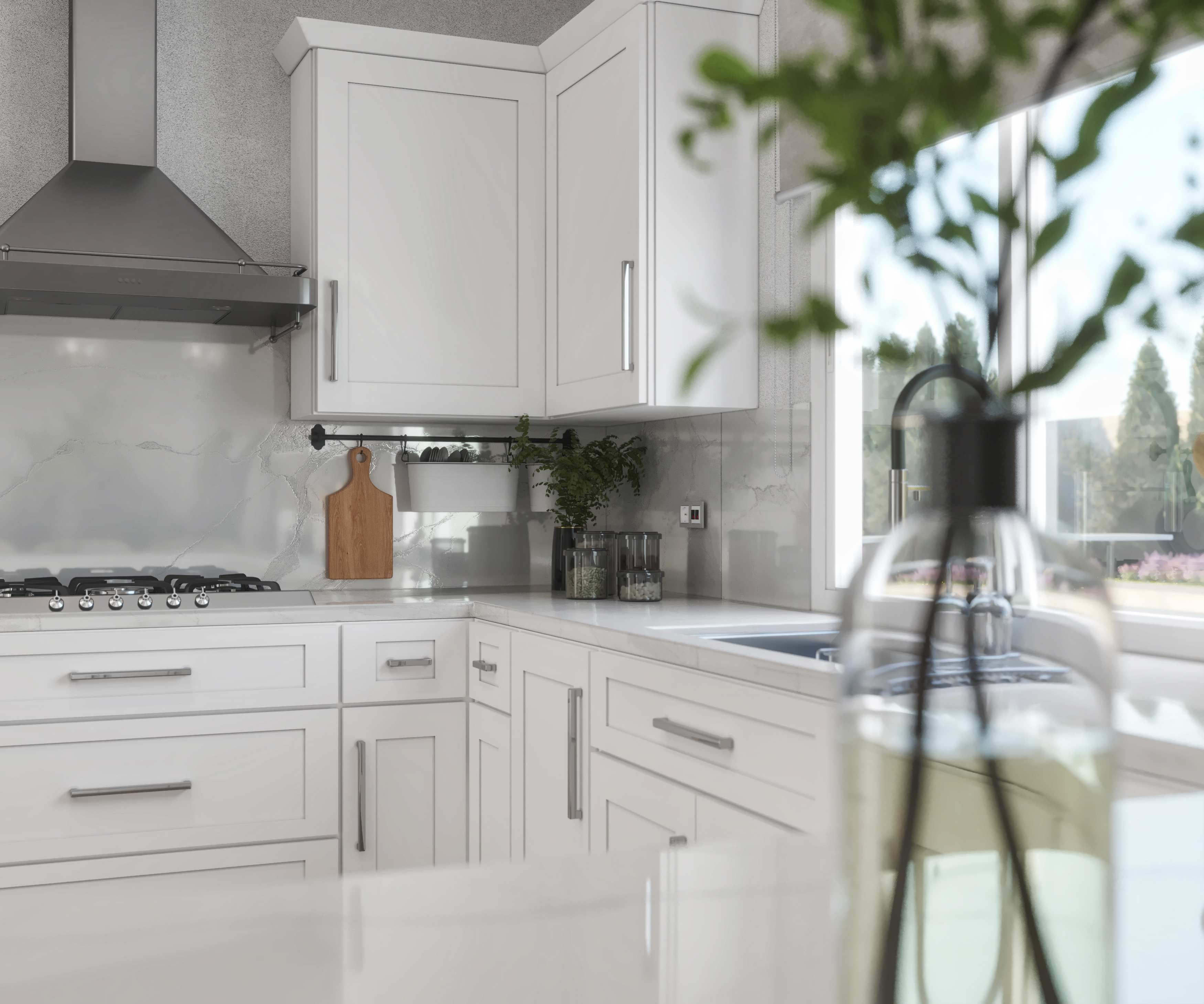 Classic white Shaker Essential kitchen