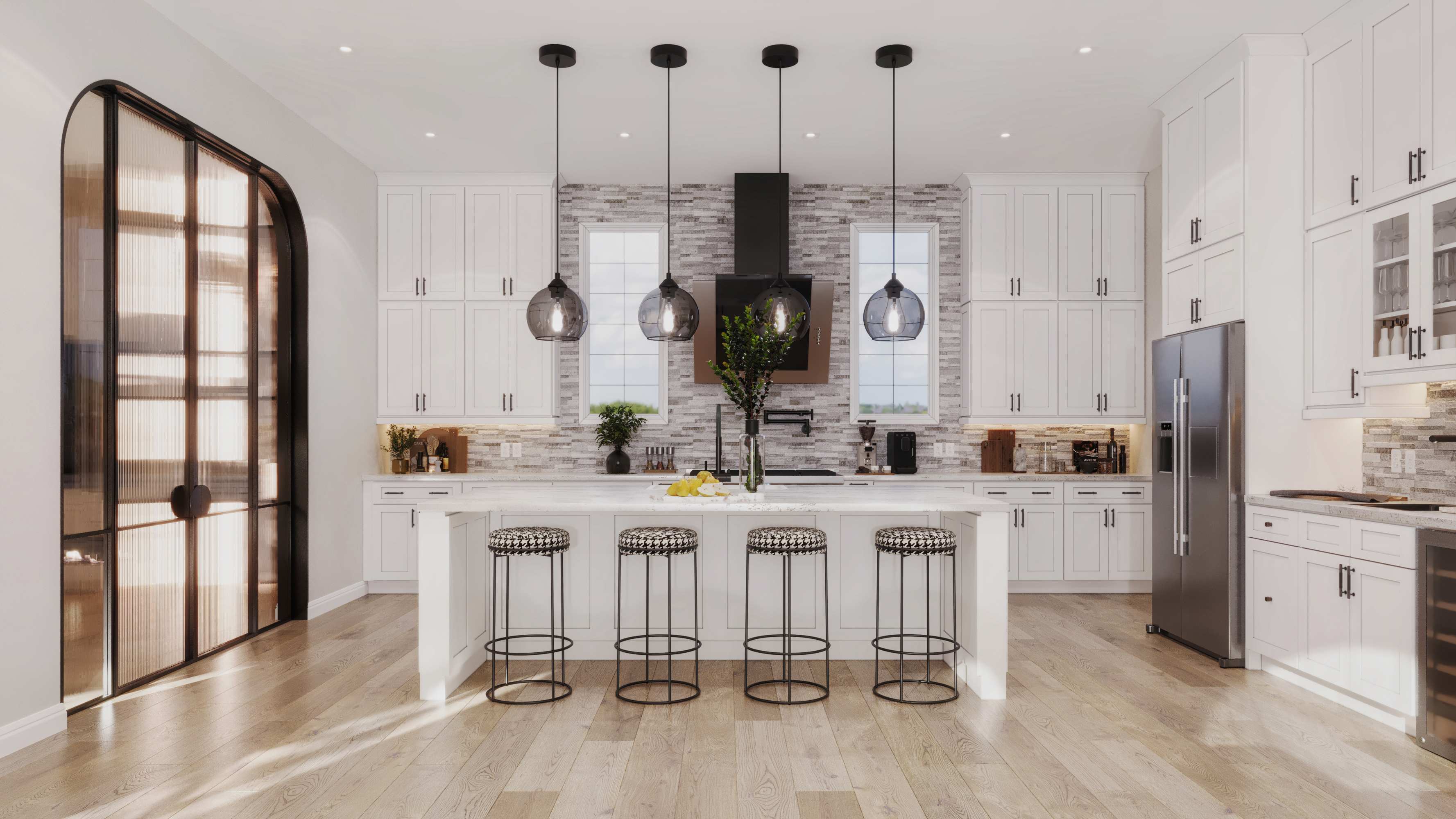 White Shaker Essential kitchen corner