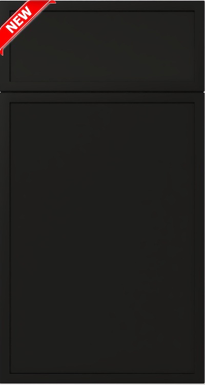 Slim Iron Black door panel