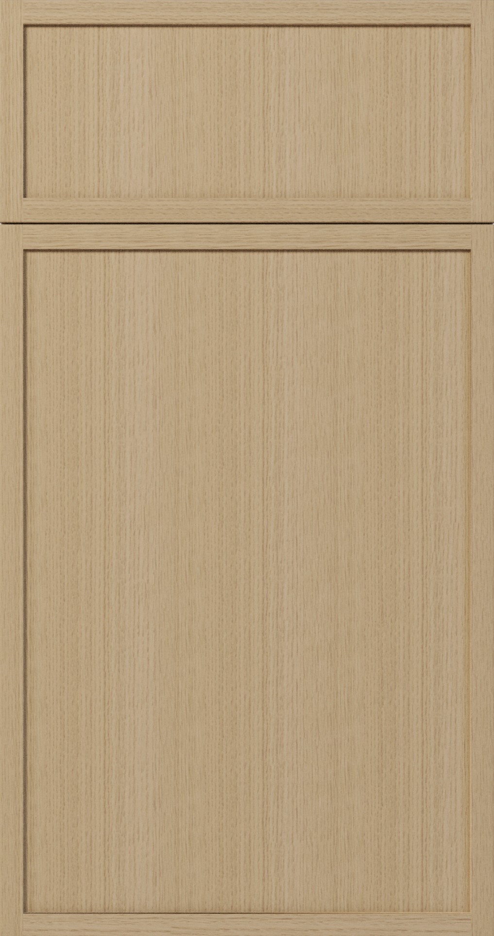 Slim White Oak door panel